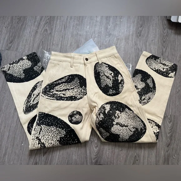 Mens Market Bitmap Carpenter Pants - Picture 9 of 13